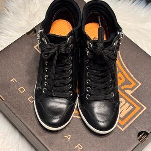Harley-Davidson Black Women's High-Top Sneakers